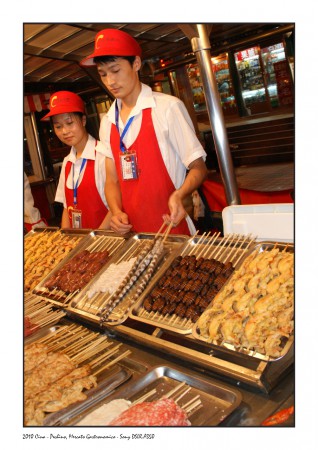 Cina Pechino Mercato Gastronomico